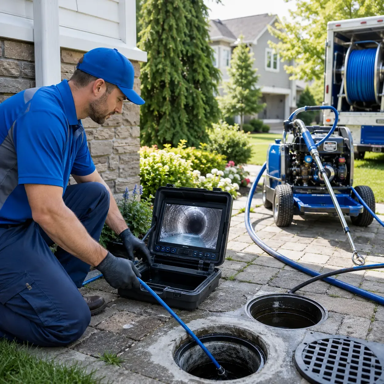 Outdoor drain cleaning professionals serving Henderson, KY